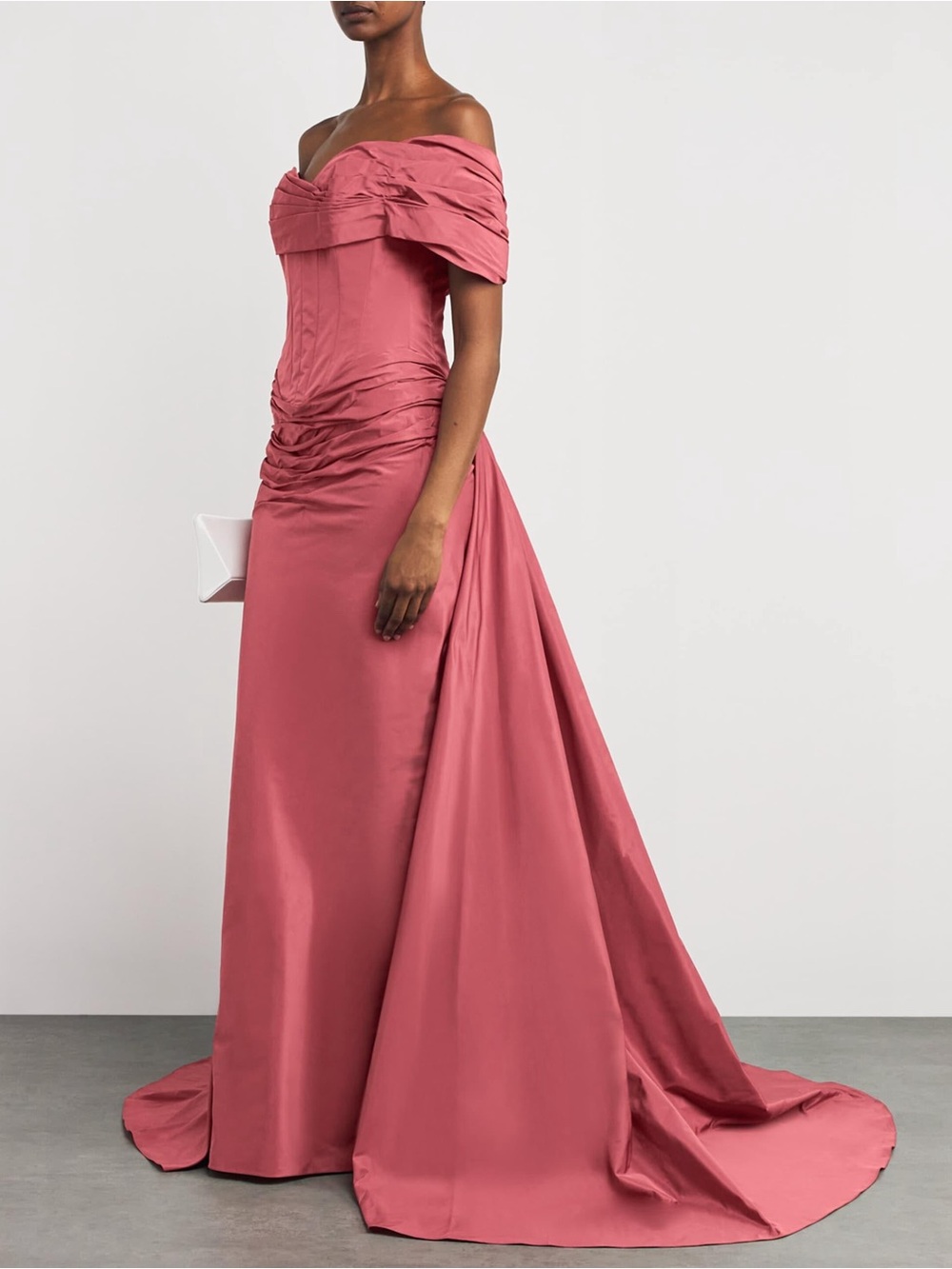 ZUHAIR MURAD
Taffeta Off-The-Shoulder Gown - Pink